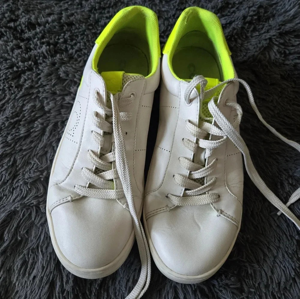 Coach | White Leather Sneakers Sz 10